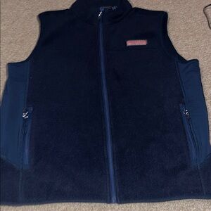 Vineyard Vines Men’s  Blue Fleece Vest Like New